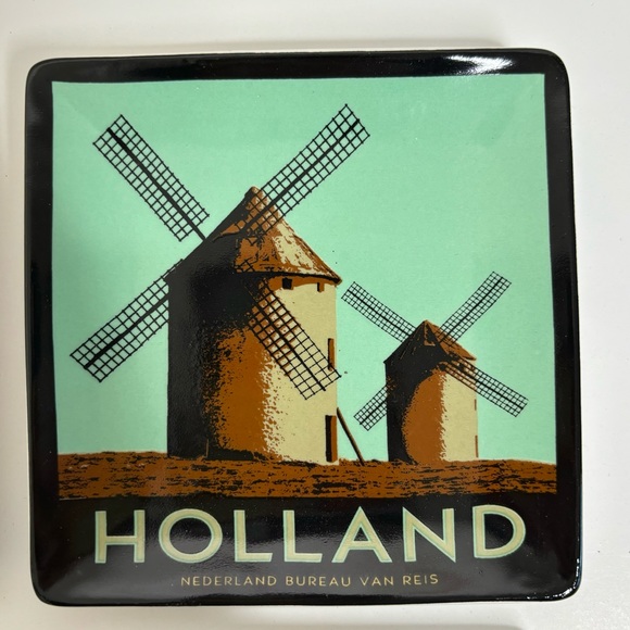 MWW 4” Mini Plate Set Travel World - Picture 3 of 7